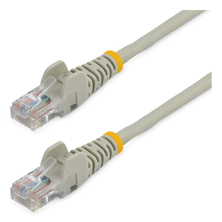 StarTech.com 45PAT2MGR cabo de rede Cinzento 2 m Cat5e U UTP (UTP)