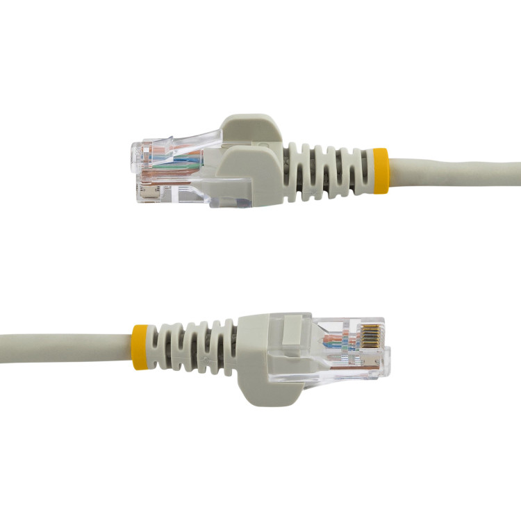 StarTech.com 45PAT2MGR cabo de rede Cinzento 2 m Cat5e U UTP (UTP)