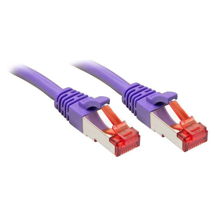 Lindy Rj45 Rj45 Cat6 2m cabo de rede Violeta S FTP (S-STP)