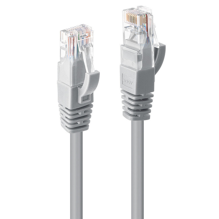 Lindy 48002 cabo de rede Cinzento 1 m Cat6 U UTP (UTP)