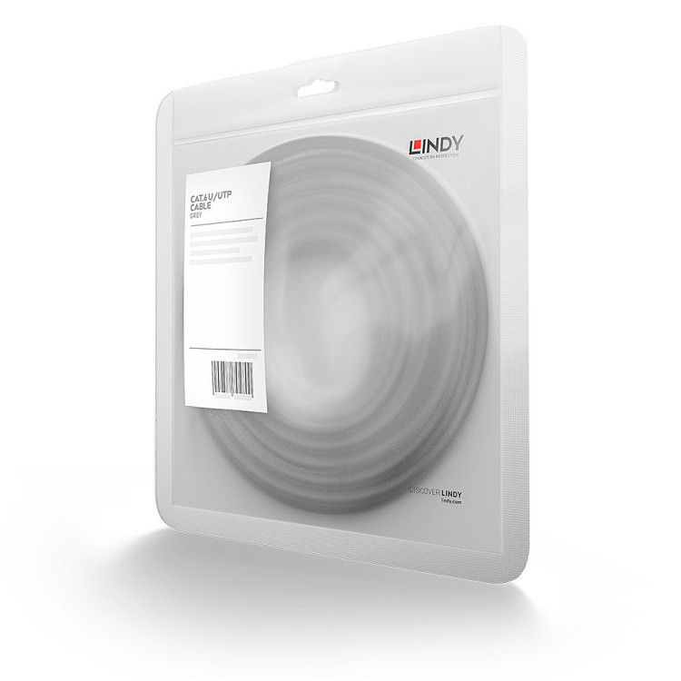 Lindy 48002 cabo de rede Cinzento 1 m Cat6 U UTP (UTP)