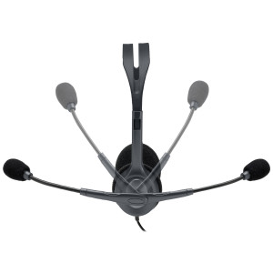 Logitech 981-000593 auscultador Auscultadores Com fios Fita de cabeça Escritório Call center Preto