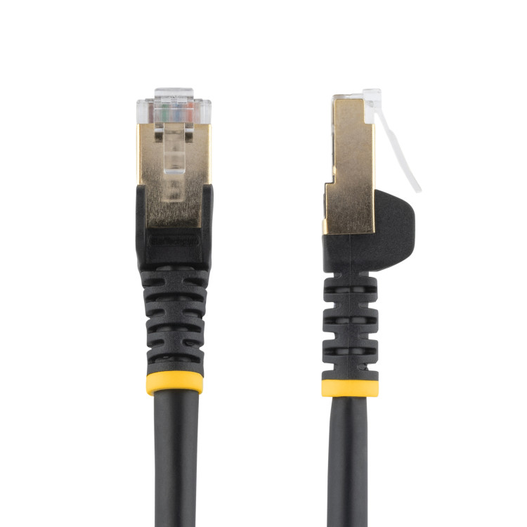StarTech.com 6ASPAT2MBK cabo de rede Preto 2 m Cat6a U FTP (STP)