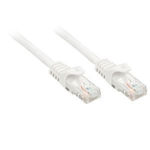 Lindy RJ-45 RJ-45 Cat6 5m cabo de rede Branco U UTP (UTP)