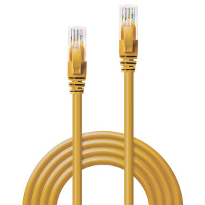 Lindy 48063 cabo de rede Amarelo 2 m Cat6 U UTP (UTP) 2