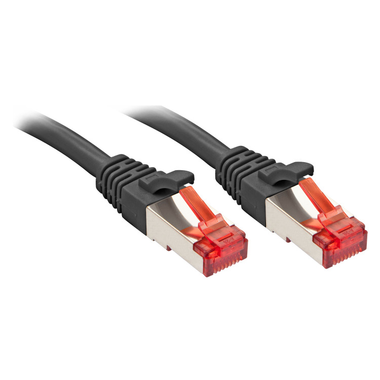 Lindy RJ-45 Cat.6 S FTP 20m cabo de rede Preto Cat6 S FTP (S-STP)
