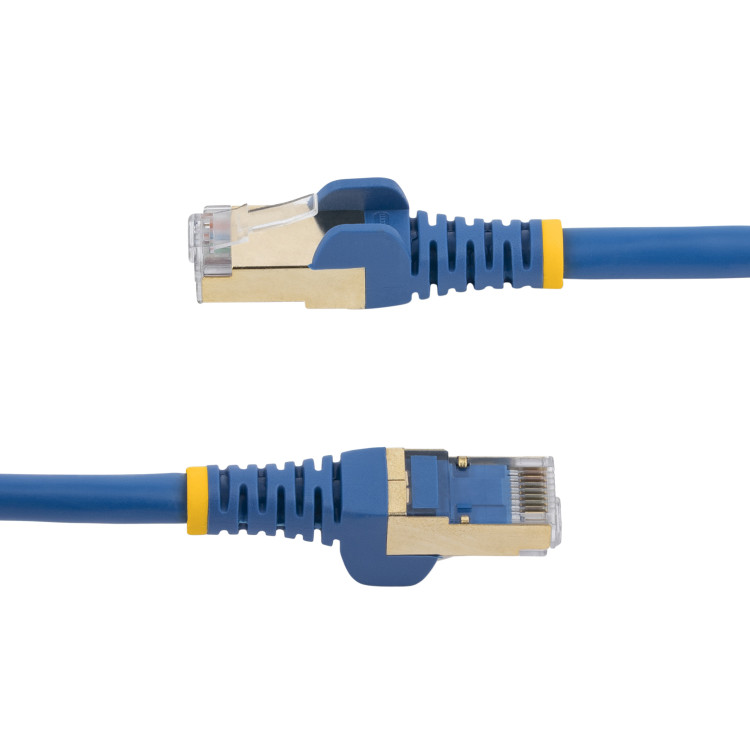 StarTech.com C6ASPAT10BL cabo de rede Azul 3 m Cat6a U FTP (STP)