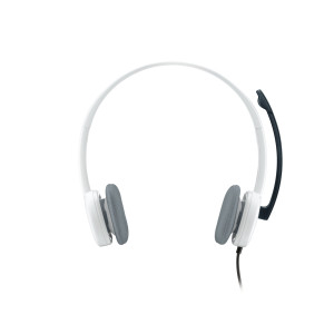 Logitech 981-000350 auscultador Auscultadores Com fios Fita de cabeça Escritório Call center Branco