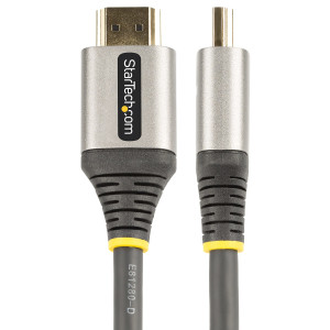 StarTech.com Cabo HDMI 2.0 com certificação Premium de 1 m - Cabo HDMI Ultra HD 4K 60Hz de alta velocidade com Ethernet - 2