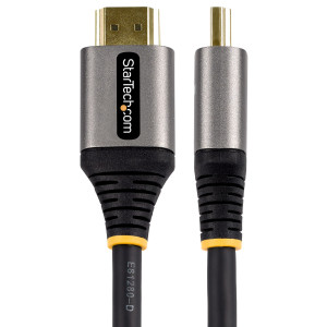 StarTech.com Cabo HDMI 2.1 de 2 m de 8K - Cabo HDMI de Ultra Alta Velocidade certificado de 48 Gbps - HDR10+ eARC de 8K 60Hz 4K 2