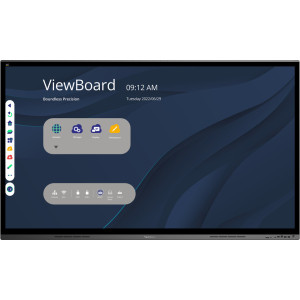 Viewsonic IFP7562 ecrã de sinalização Plasma interativo 190,5 cm (75") LED Wi-Fi 350 cd m² 4K Ultra HD Preto Ecrã táctil 2