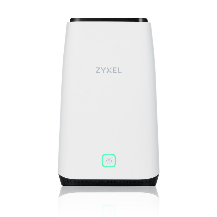 Zyxel FWA510 router sem fios Multi-Gigabit Ethernet Tri-band (2,4 GHz   5 GHz   5 GHz) 5G Preto, Branco