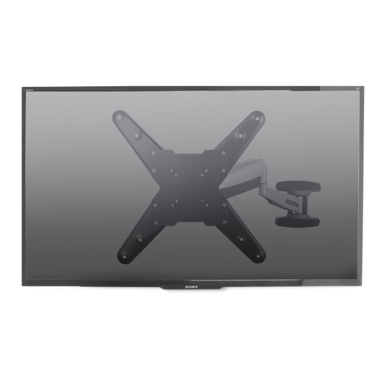 StarTech.com FHA-TV-WALL-MOUNT suporte para TV 139,7 cm (55") Preto, Prateado