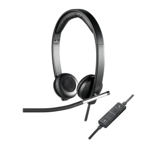 Logitech 981-000519 auscultador Auscultadores Com fios Fita de cabeça Escritório Call center USB Type-A Preto, Prateado 2