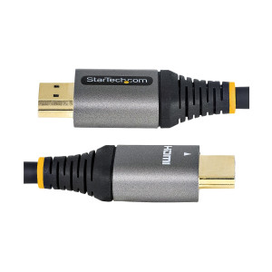 StarTech.com Cabo HDMI 2.0 com certificação Premium de 2 m - Cabo HDMI Ultra HD 4K 60Hz de alta velocidade com Ethernet - 2