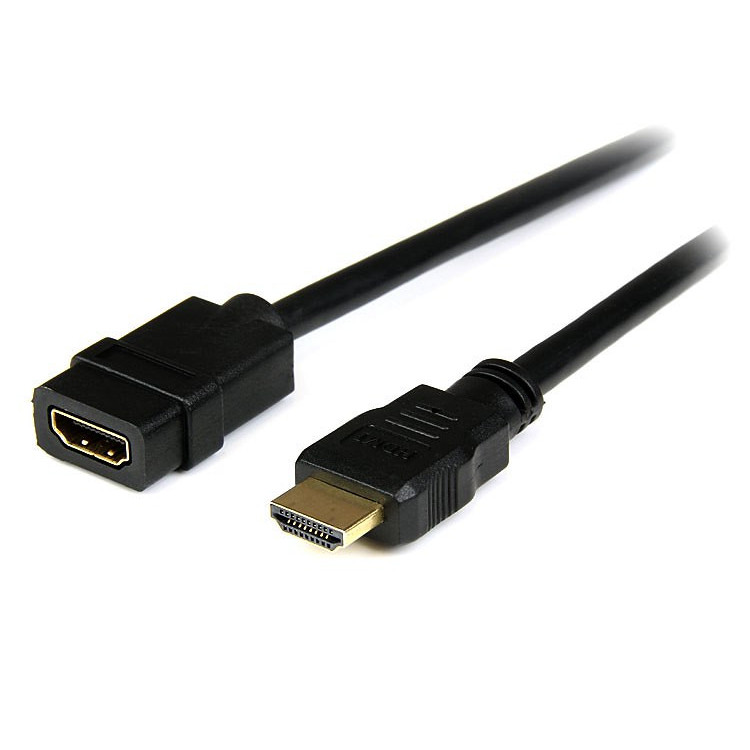 StarTech.com HDEXT2M cabo HDMI 2 m HDMI Type A (Standard) Preto