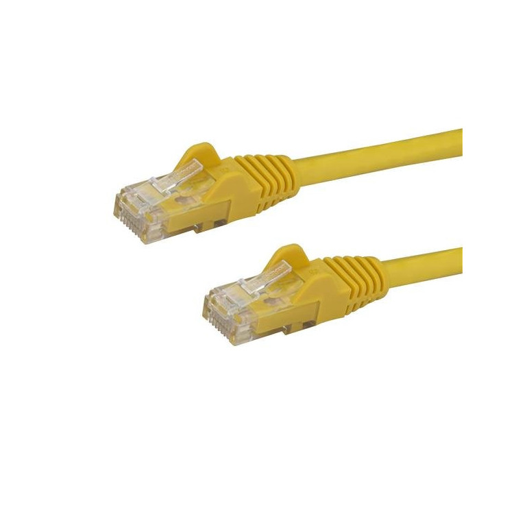 StarTech.com N6PATC1MYL cabo de rede Amarelo 1 m Cat6 U UTP (UTP)