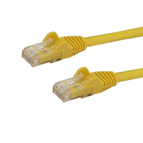 StarTech.com N6PATC1MYL cabo de rede Amarelo 1 m Cat6 U UTP (UTP) StarTech.com N6PATC1MYL cabo de rede Amarelo 1 m Cat6 U UTP (UTP)