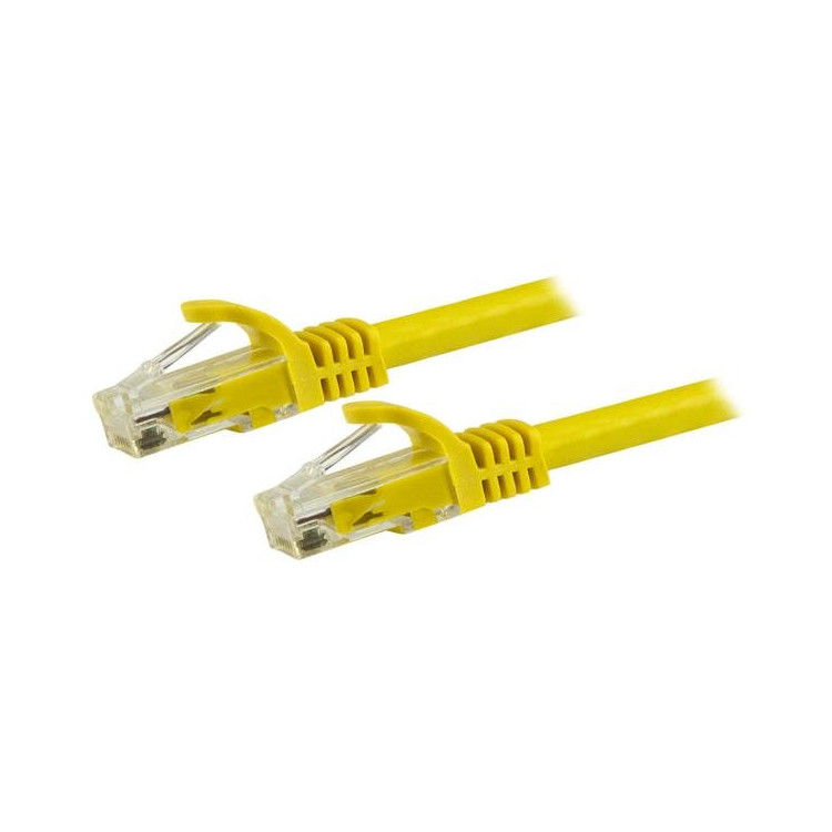 StarTech.com N6PATC15MYL cabo de rede Amarelo 15 m Cat6 U UTP (UTP)