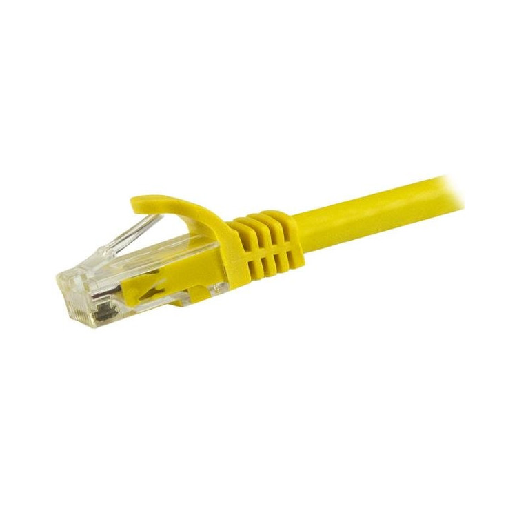 StarTech.com N6PATC15MYL cabo de rede Amarelo 15 m Cat6 U UTP (UTP)
