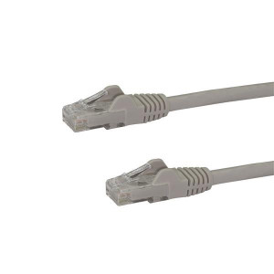 StarTech.com N6PATC1MGR cabo de rede Cinzento 1 m Cat6 U UTP (UTP)