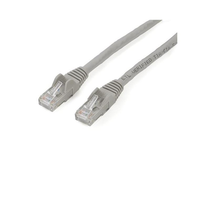 StarTech.com N6PATC2MGR cabo de rede Cinzento 2 m Cat6 U UTP (UTP)