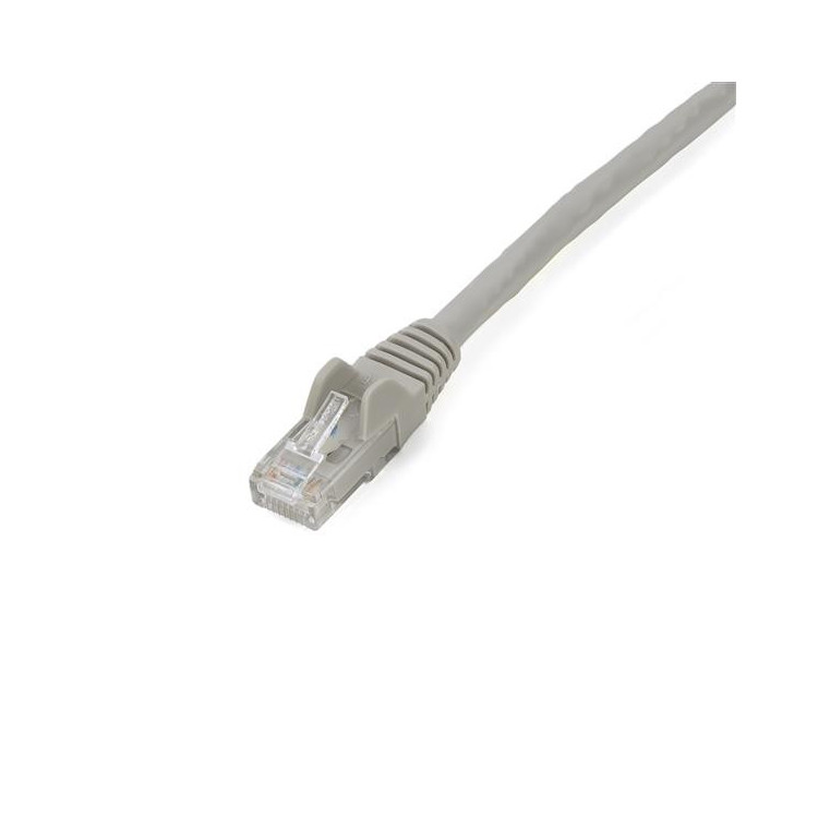 StarTech.com N6PATC2MGR cabo de rede Cinzento 2 m Cat6 U UTP (UTP)