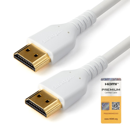 StarTech.com RHDMM1MPW cabo HDMI 1 m HDMI Type A (Standard) Branco StarTech.com RHDMM1MPW cabo HDMI 1 m HDMI Type A (Standard) Branco