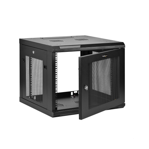 StarTech.com RK920WALM armário rack 9U Rack de pendurar na parede Preto