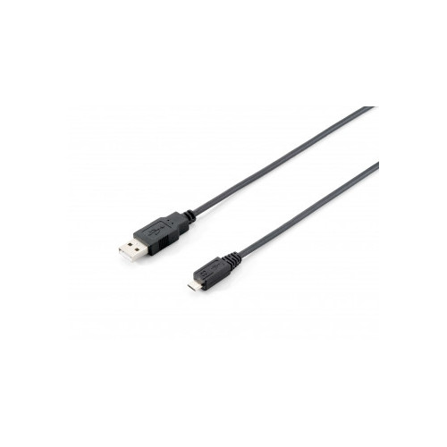 Equip 128523 Cabo USB 2.0 Tipo A macho para Micro-B macho, 1,8 m Equip 128523 Cabo USB 2.0 Tipo A macho para Micro-B macho, 1,8 m