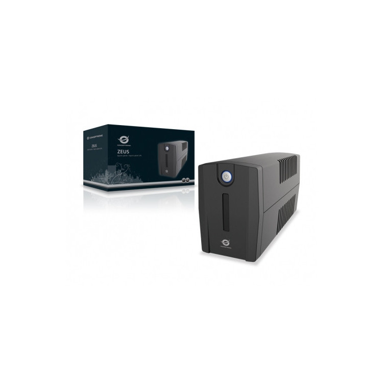 Conceptronic ZEUS01E UPS Linha interativa 0,65 kVA 360 W 4 tomada(s) CA