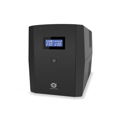 Conceptronic ZEUS03E UPS Linha interativa 1,2 kVA 720 W 6 tomada(s) CA Conceptronic ZEUS03E UPS Linha interativa 1,2 kVA 720 W 6 tomada(s) CA