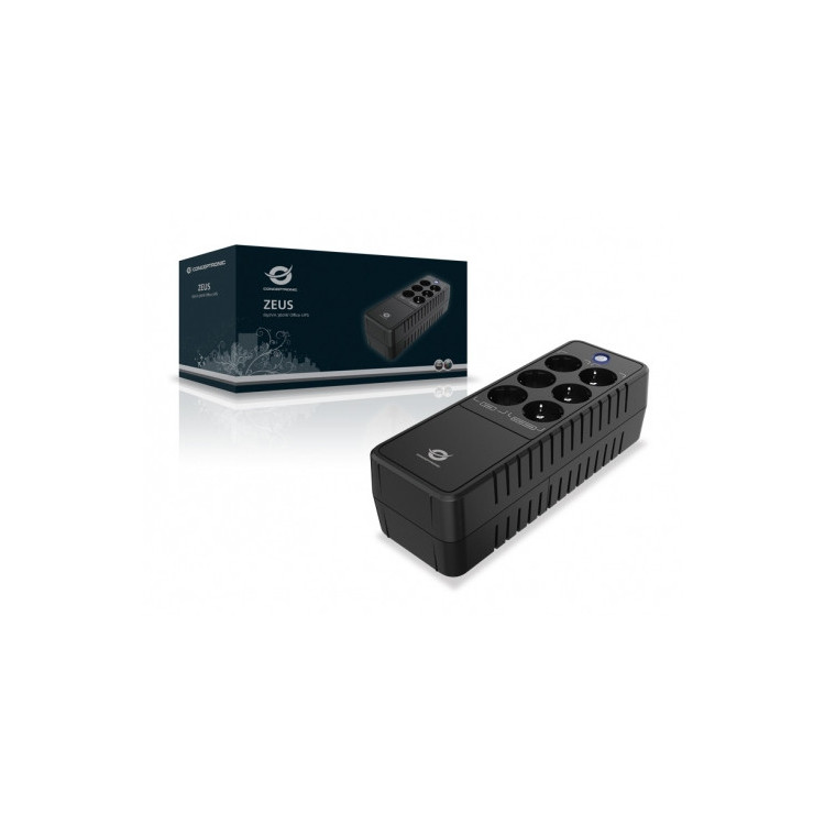 Conceptronic ZEUS05E UPS Em espera (Offline) 0,65 kVA 360 W 6 tomada(s) CA