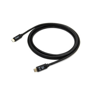 Equip 128347 Cabo USB 3.2 Gen 1 C para C, M M , 2,0 m, PD 60W, 5 Gbps, preto