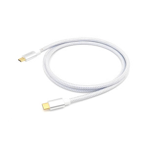 Equip 128356 Cabo USB 3.2 Gen 2 C para C, M M, 1,0 m, PD 100W , 4K 60Hz, 10Gbps, branco
