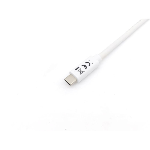 Equip 128362 Cabo USB 3.2 Gen 1 C para C, M M, 2,0 m, PD 60W, 5 Gbps, branco Equip 128362 Cabo USB 3.2 Gen 1 C para C, M M, 2,0 m, PD 60W, 5 Gbps, branco