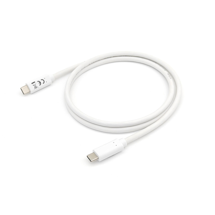 Equip 128362 Cabo USB 3.2 Gen 1 C para C, M M, 2,0 m, PD 60W, 5 Gbps, branco