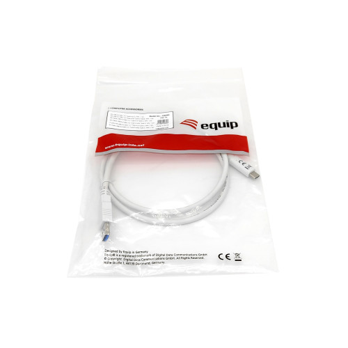Equip 128363 Cabo USB 3.2 Gen 1 C para A, M M , 1,0 m, 5 Gbps, branco