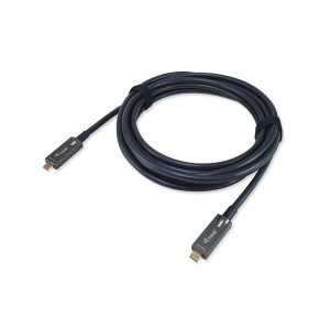 Equip 119461 Cabo ótico ativo USB-C para C, M M, 5,0 m, PD 60W, 4K 60 Hz, 10 Gbps, Vídeo+Dados+PD 2