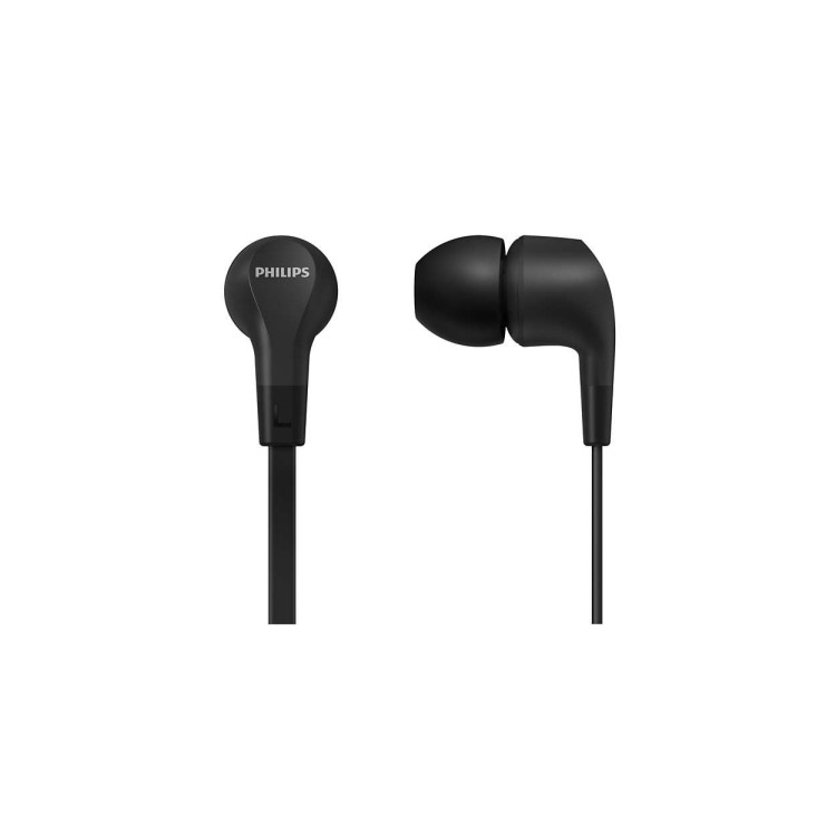 Philips TAE1105BK 00 auscultador Auscultadores Com fios Intra-auditivo Chamadas Música Preto
