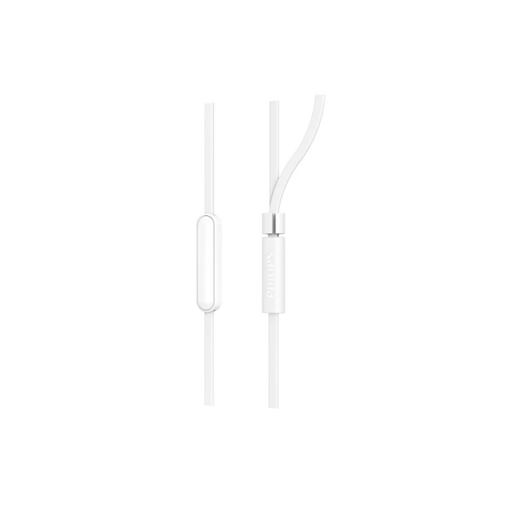 Philips TAE1105WT 00 auscultador Auscultadores Com fios Intra-auditivo Música Branco