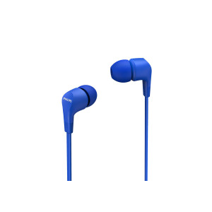 Philips TAE1105BL 00 auscultador Auscultadores Com fios Intra-auditivo Chamadas Música Azul