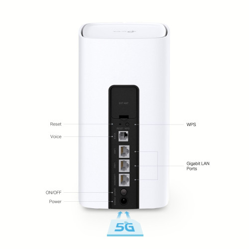 TP-Link NX510v router sem fios Gigabit Ethernet Dual-band (2,4 GHz   5 GHz) 5G Branco TP-Link NX510v router sem fios Gigabit Ethernet Dual-band (2,4 GHz   5 GHz) 5G Branco