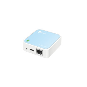 TP-Link TL-WR802N router sem fios Fast Ethernet Single-band (2,4 GHz) Azul, Branco 2