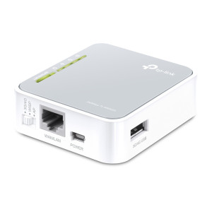 TP-Link TL-MR3020 router sem fios Fast Ethernet Single-band (2,4 GHz) 4G Prateado, Branco 2