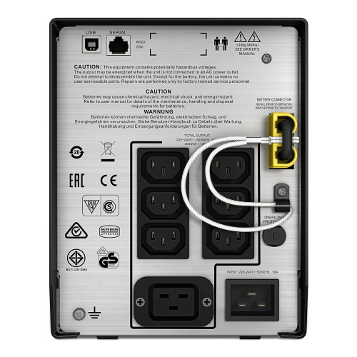 APC SMC2000I UPS Linha interativa 2 kVA 1300 W 7 tomada(s) CA APC SMC2000I UPS Linha interativa 2 kVA 1300 W 7 tomada(s) CA