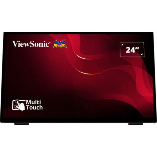 Viewsonic TD2465 ecrã de sinalização Plasma interativo 61 cm (24") LED 250 cd m² Full HD Preto Ecrã táctil Viewsonic TD2465 ecrã de sinalização Plasma interativo 61 cm (24") LED 250 cd m² Full HD Preto Ecrã táctil