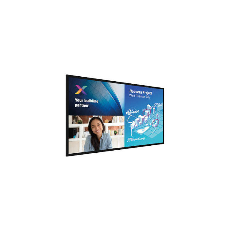 Philips 86BDL6051C 00 ecrã de sinalização Plasma interativo 2,17 m (85.6") 350 cd m² 4K Ultra HD Preto Processador built-in
