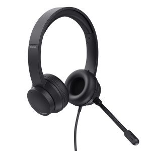 Trust HS-201 Auscultadores Com fios Fita de cabeça Escritório Call center USB Type-A Preto 2