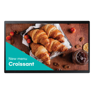 Samsung QB24C Plasma digital 61 cm (24") LED Wi-Fi 250 cd m² Full HD Preto Processador built-in Tizen 16 7